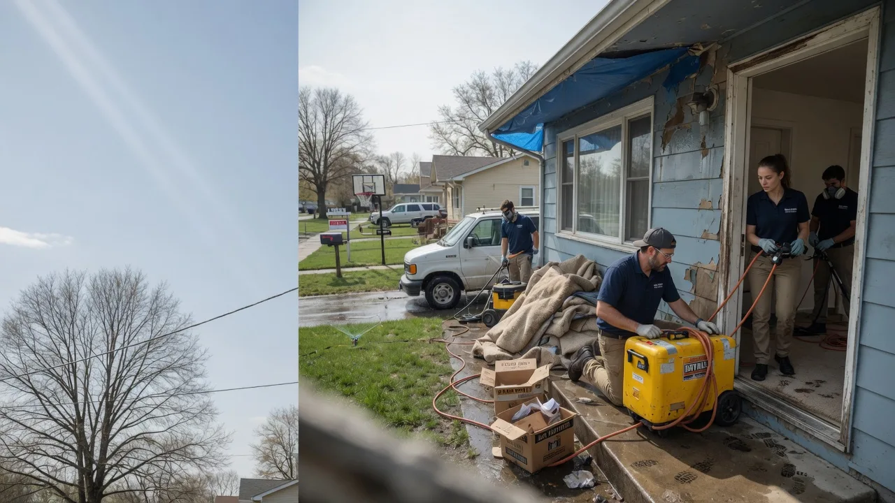 Basement Flood Cleanup in Hunters, WA near me